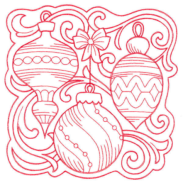Ornaments of Christmas Square