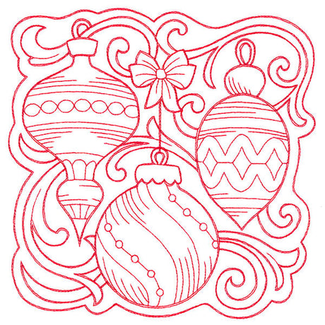 Ornaments of Christmas Square