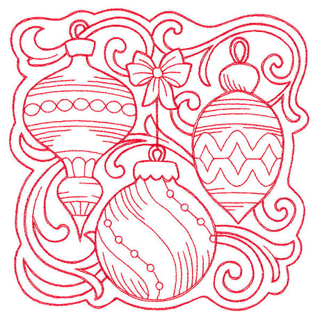 Ornaments of Christmas Square