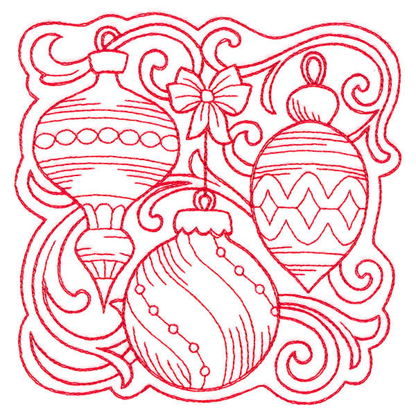 Ornaments of Christmas Square