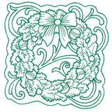 Wreath of Christmas Square