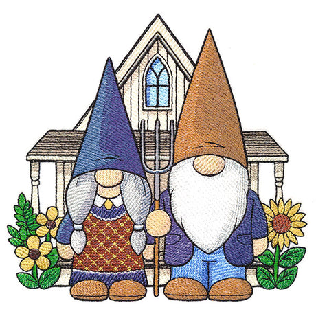 American Gothic Gnomes