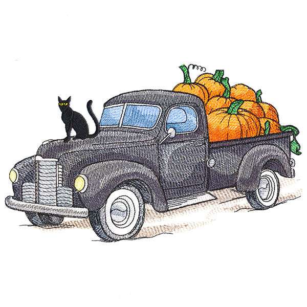 Fall Fun Retro Truck