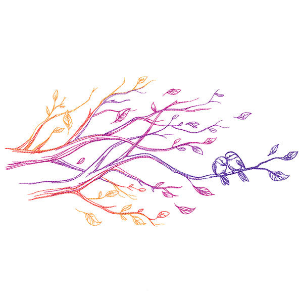 Cheerful Autumn Birds