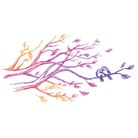 Cheerful Autumn Birds