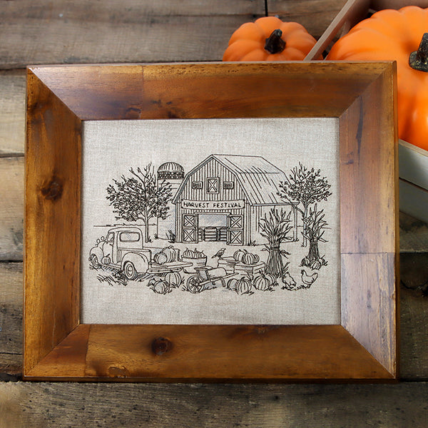 Harvest Festival Country Scene