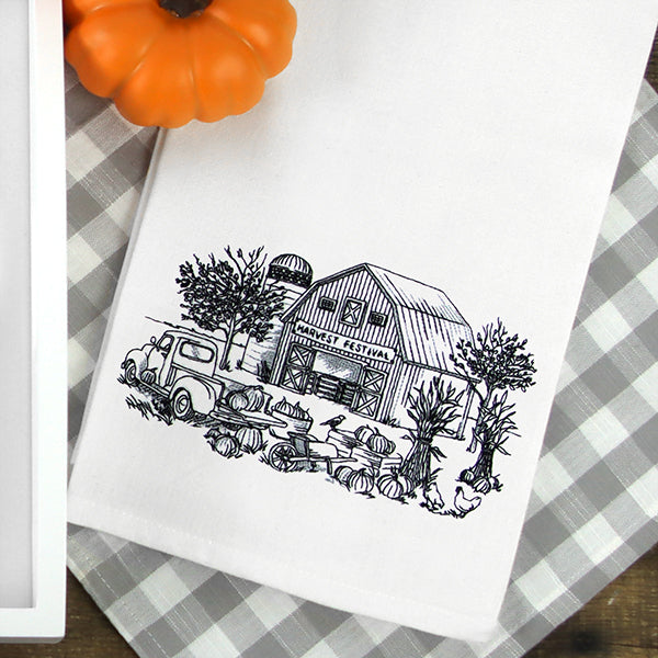 Harvest Festival Country Scene