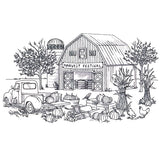 Harvest Festival Country Scene