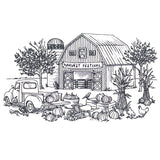 Harvest Festival Country Scene