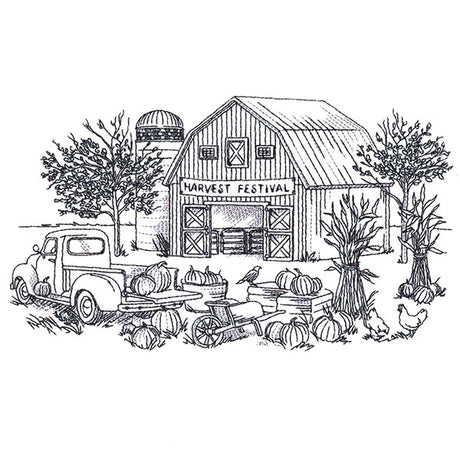 Harvest Festival Country Scene