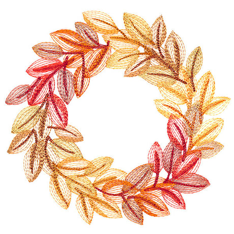 Sweet Autumn Leaves Wreath