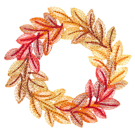 Sweet Autumn Leaves Wreath