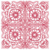 Blissful Helenium Kaleidoscope Square