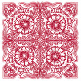 Blissful Helenium Kaleidoscope Square