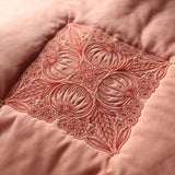 Blissful Pumpkin Kaleidoscope Square