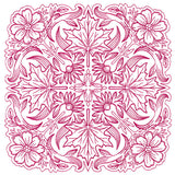 Blissful Aster & Maple Kaleidoscope Square