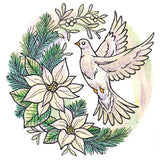 Silvered Blooms Dove