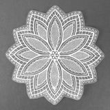 Blooming Poinsettia Doily (Organza)
