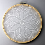 Blooming Poinsettia Doily (Organza)