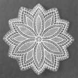 Blooming Poinsettia Doily (Organza)