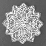 Blooming Poinsettia Doily (Organza)