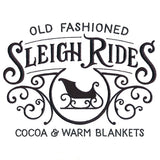 Sleigh Rides Market Sign