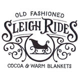 Sleigh Rides Market Sign