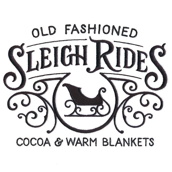 Sleigh Rides Market Sign