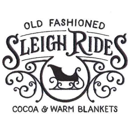Sleigh Rides Market Sign