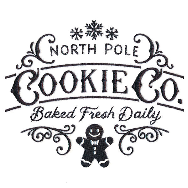 North Pole Market Sign