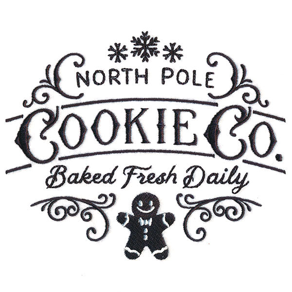 North Pole Market Sign