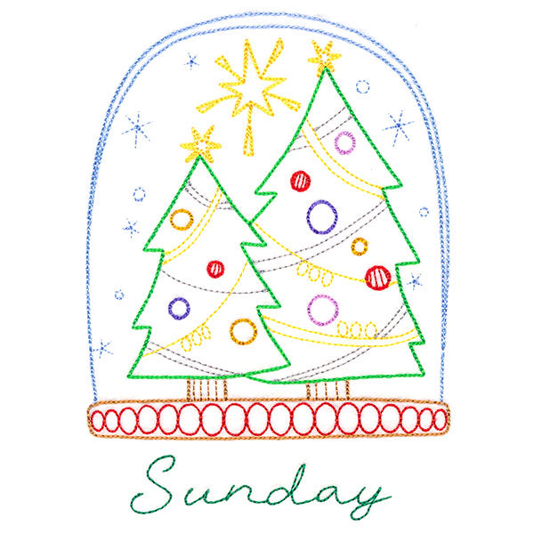 Christmas Tree Snowglobe on Sunday