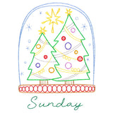 Christmas Tree Snowglobe on Sunday