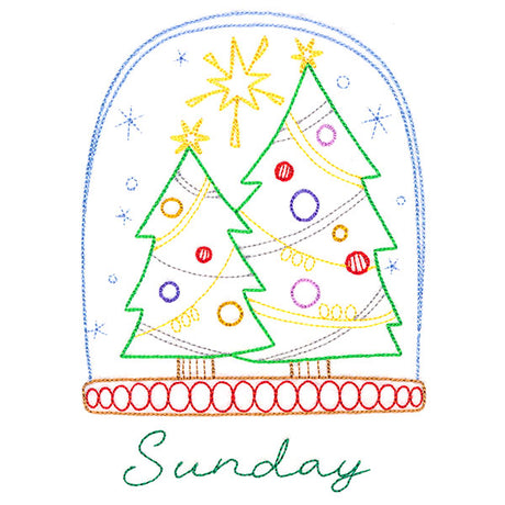 Christmas Tree Snowglobe on Sunday