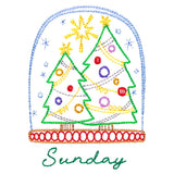 Christmas Tree Snowglobe on Sunday