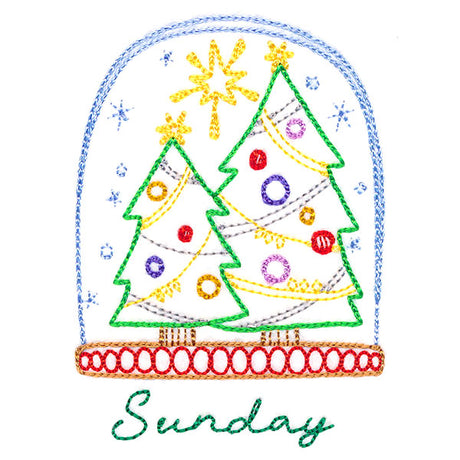 Christmas Tree Snowglobe on Sunday