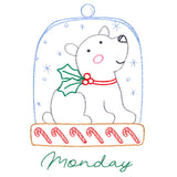 Polar Bear Snowglobe on Monday