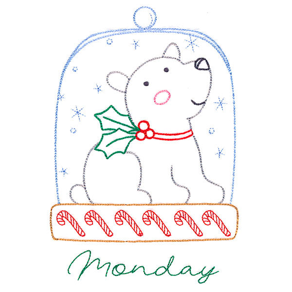 Polar Bear Snowglobe on Monday