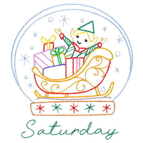 Elf Snowglobe on Saturday