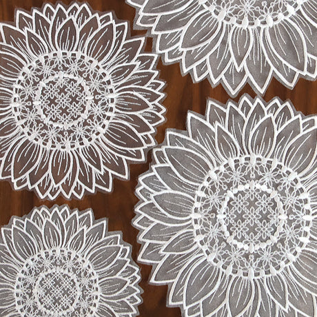 Delicate Sunflower Doily (Organza)
