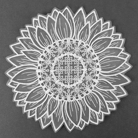 Delicate Sunflower Doily (Organza)