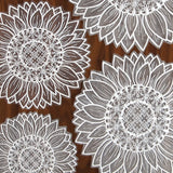 Delicate Sunflower Doily (Organza)