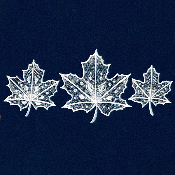 Autumn Maple Leaf Trio