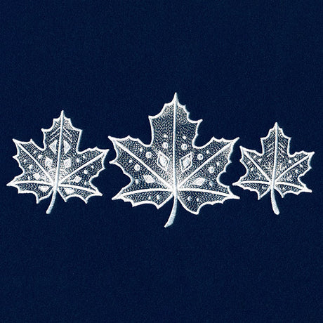 Autumn Maple Leaf Trio