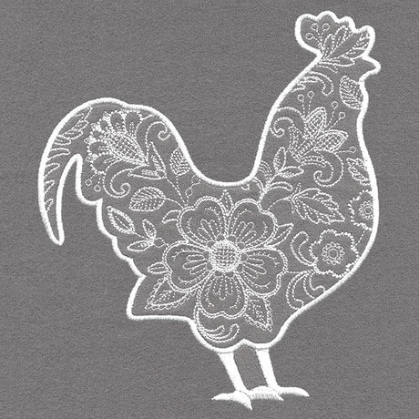 Lively Petals Rooster