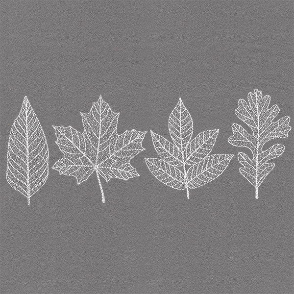 Simple Fall Leaves Border