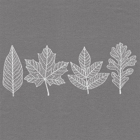 Simple Fall Leaves Border