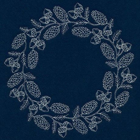 Pretty Pinecones Wreath