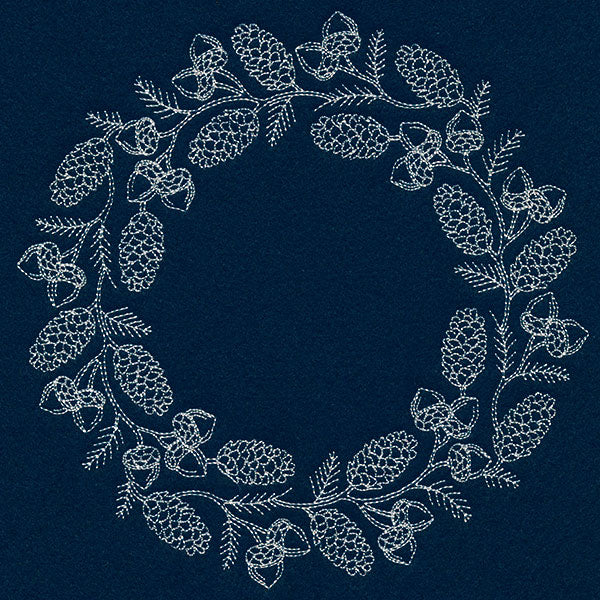 Pretty Pinecones Wreath