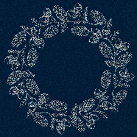 Pretty Pinecones Wreath